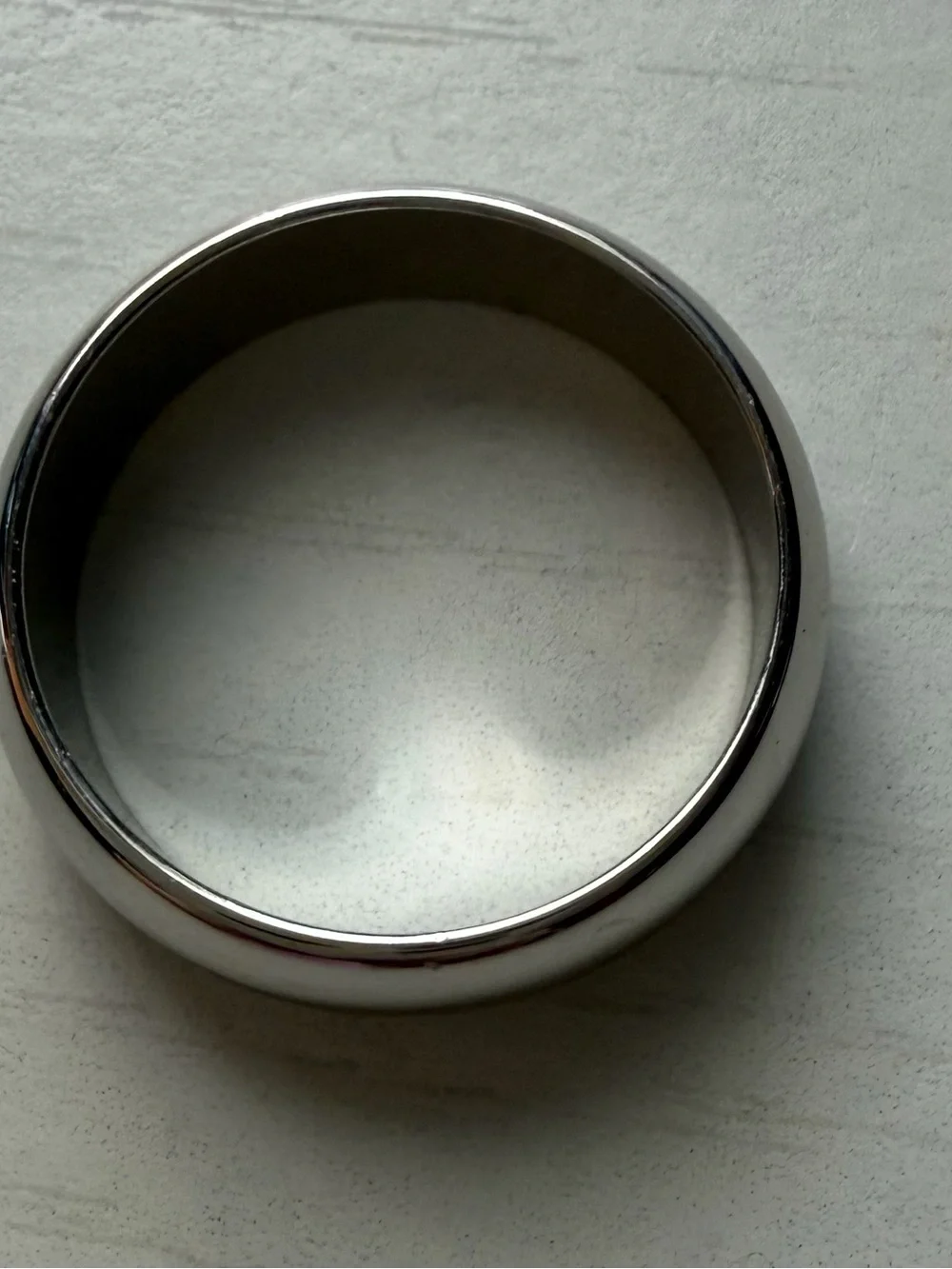 Classic Band - Polished Silver Dome Ring
